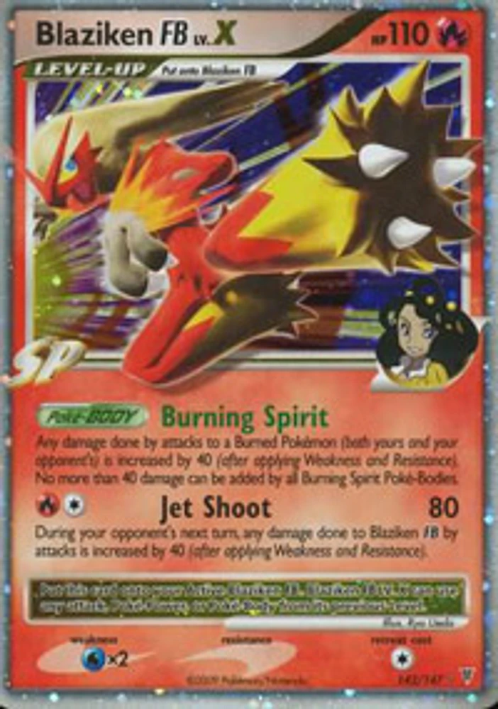 Blaziken [FB] LV.X - 142/147 - Rare Holo