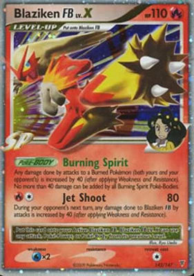 Blaziken [FB] LV.X - 142/147 - Rare Holo