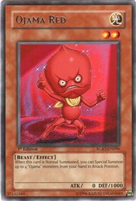 Ojama Red - RGBT-EN096 - Rare - 1st Edition