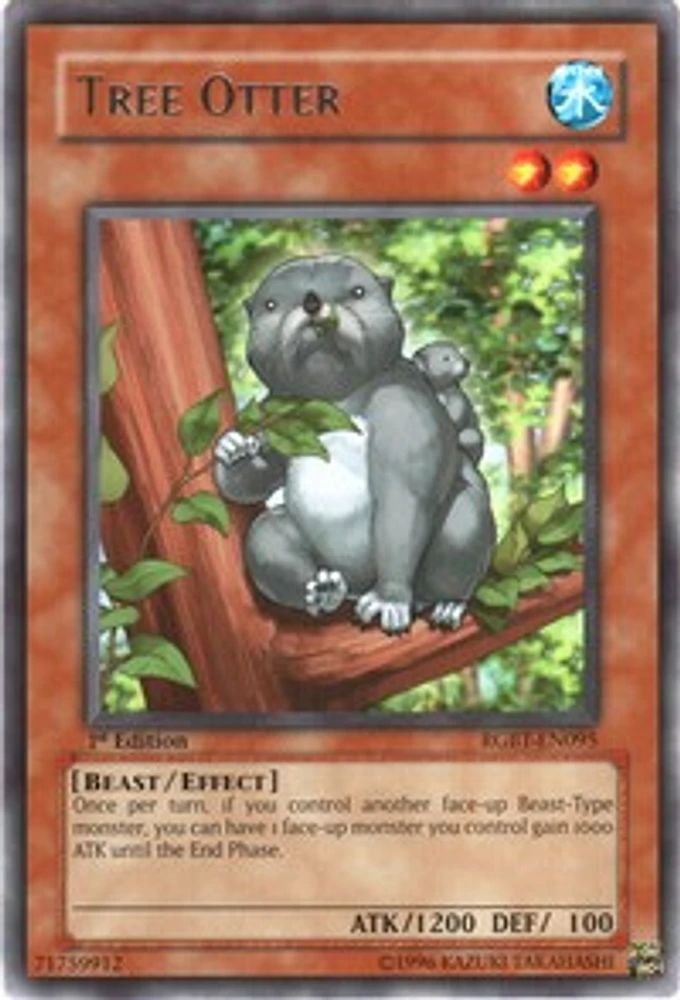 Tree Otter - RGBT-EN095 - Rare - 1st Edition