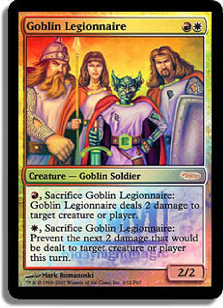 Goblin Legionnaire - Foil FNM 2007