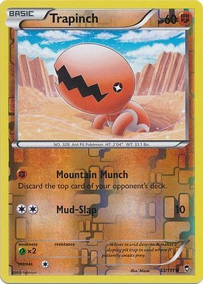 Trapinch - 53/111 - Common - Reverse Holo