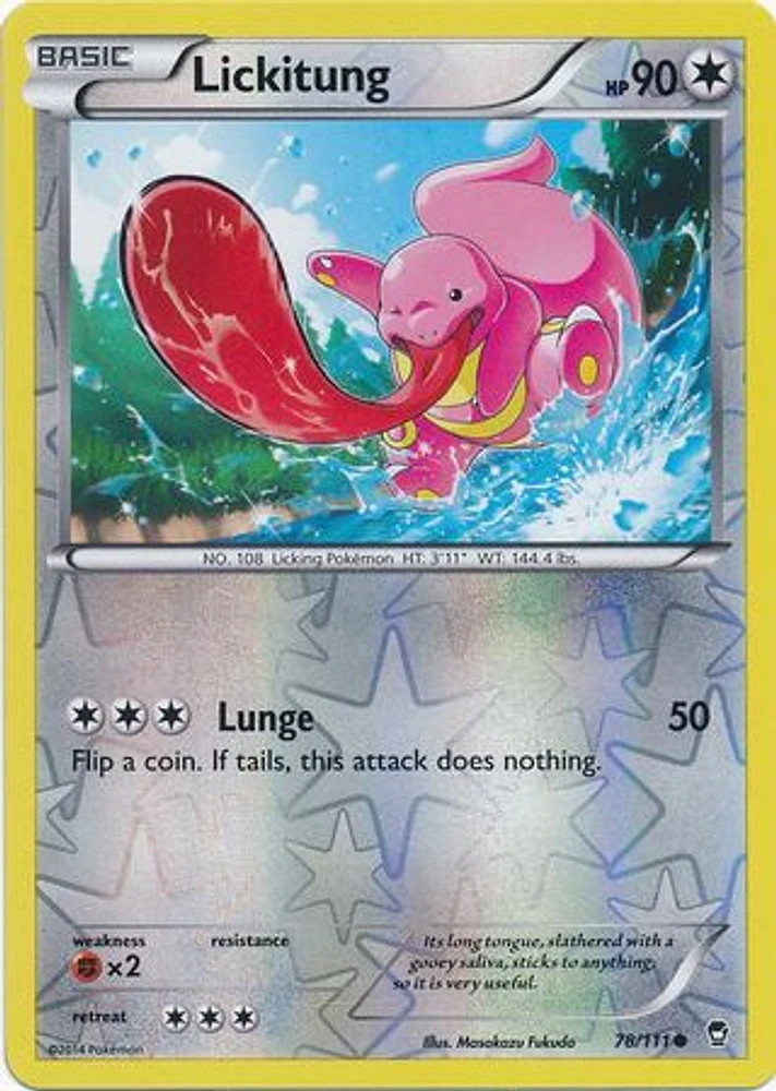 Lickitung - 78/111 - Common - Reverse Holo