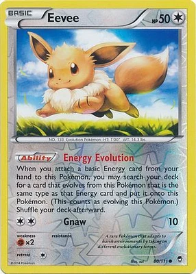 Eevee - 80/111 - Common - Reverse Holo