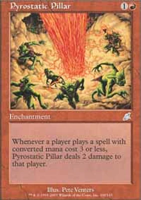 Pyrostatic Pillar