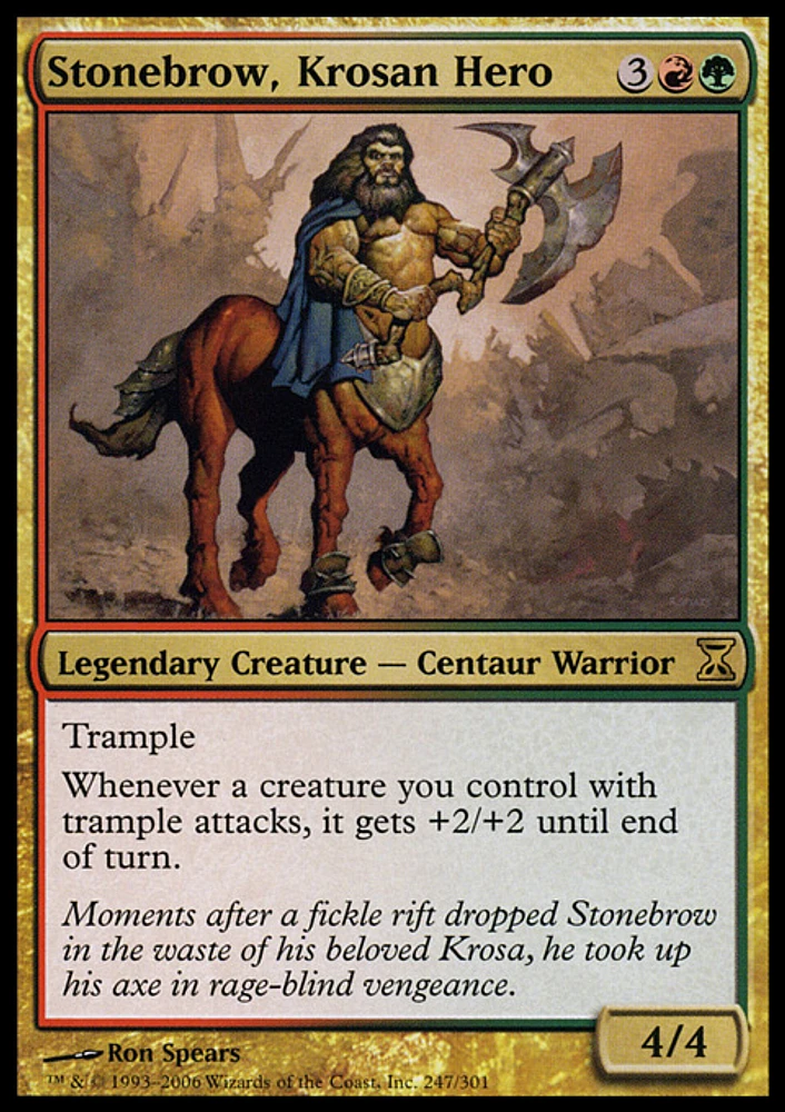 Stonebrow, Krosan Hero