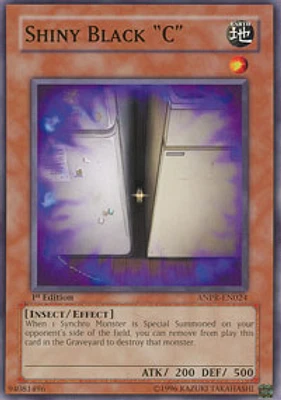 Shiny Black "C" - ANPR-EN024 - Common - 1st Edition