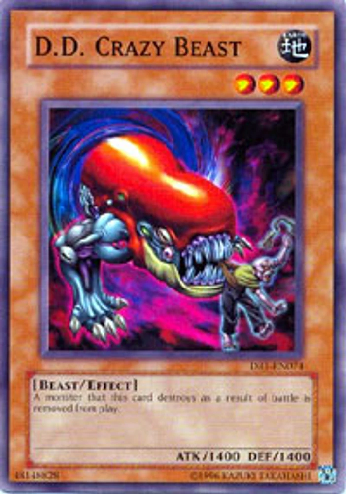 D.D. Crazy Beast - DR1-EN074 - Common - Unlimited Edition