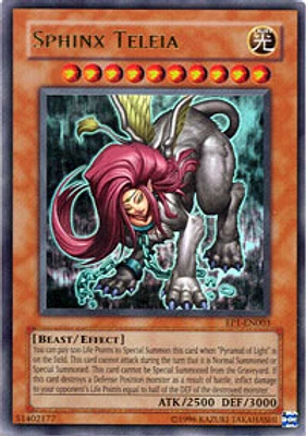 Sphinx Teleia - EP1-EN003 - Ultra Rare - Promo Edition