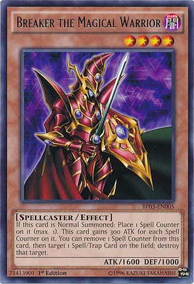 Breaker the Magical Warrior - BP03-EN005 - Rare - 1st Edition