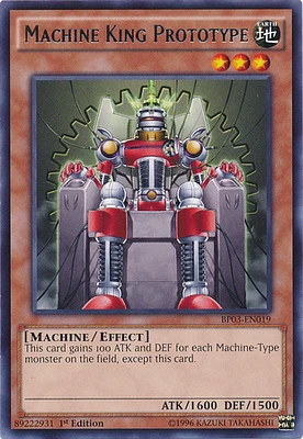 Machine King Prototype - BP03-EN019 - Rare - 1st Edition