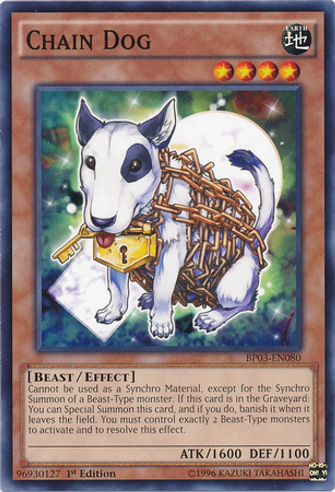 Chain Dog - BP03-EN080 - Common - 1st Edition