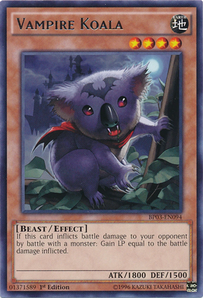 Vampire Koala - BP03-EN094 - Rare - 1st Edition