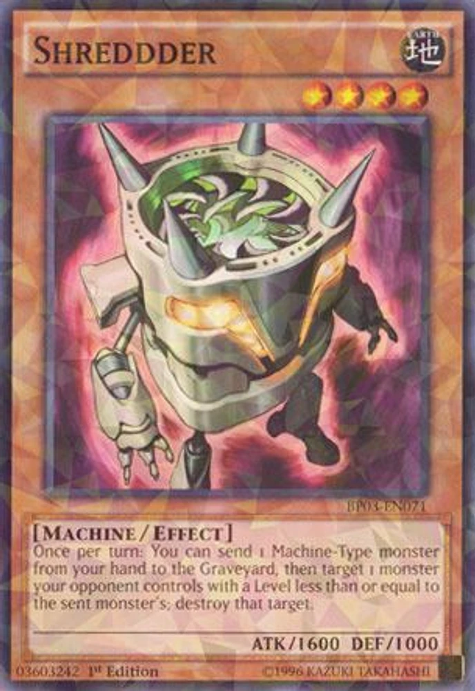 Shreddder - BP03-EN071 - Shatterfoil - 1st Edition