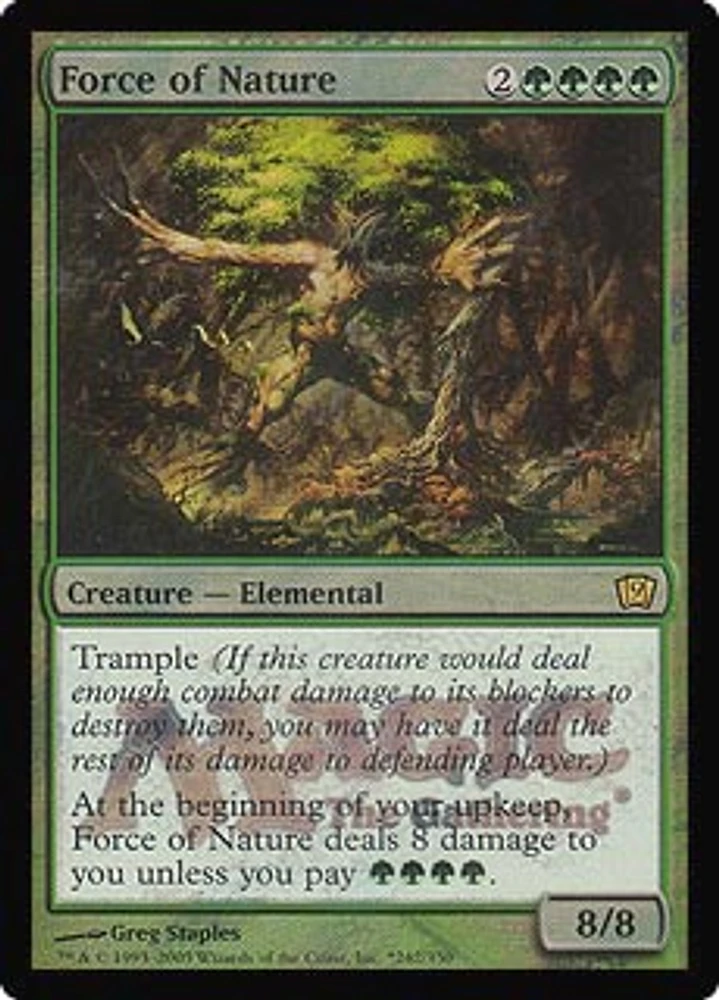 Force of Nature - Foil - Launch Promo