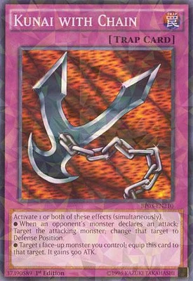 Kunai with Chain - BP03-EN210 - Shatterfoil - 1st Edition