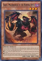 Graff, Malebranche of the Burning Abyss - DUEA-EN083 - Rare - Unlimited Edition