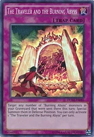 The Traveler and the Burning Abyss - DUEA-EN086 - Super Rare - Unlimited Edition