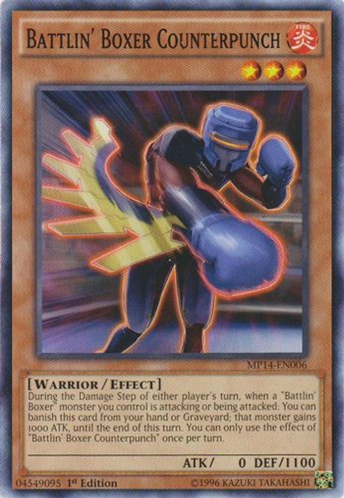 Battlin' Boxer Counterpunch - MP14-EN006 - Common - 1st Edition