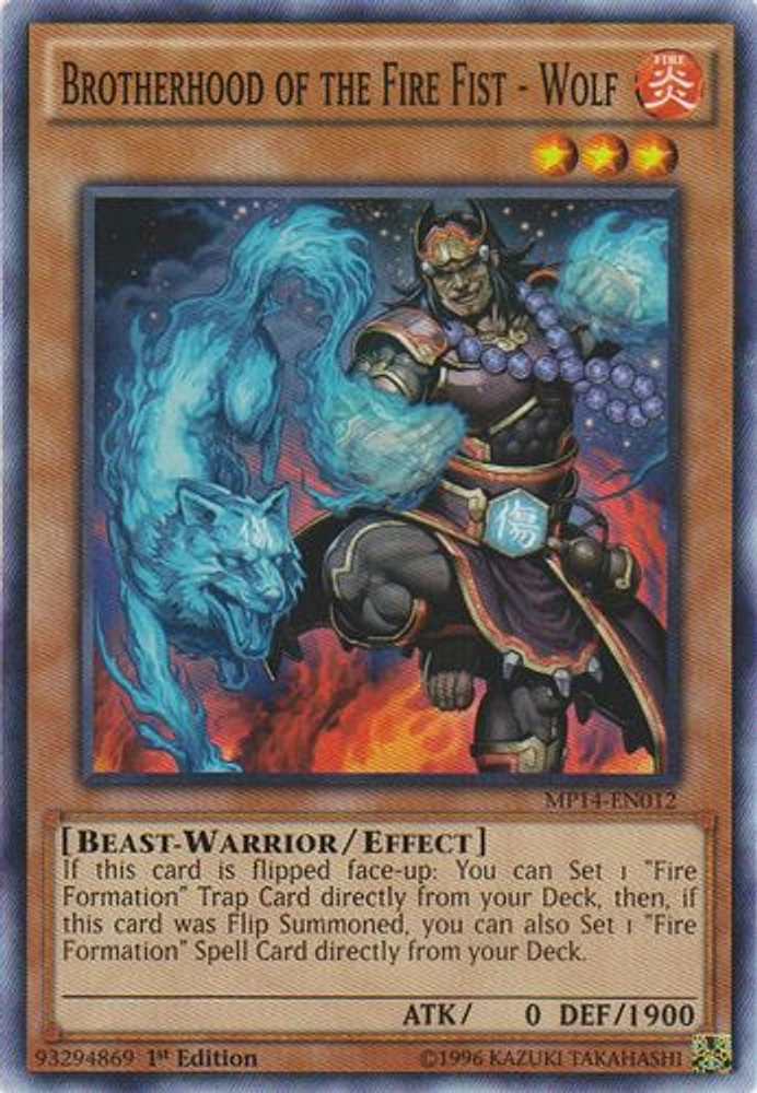 Brotherhood of the Fire Fist - Wolf - MP14-EN012 - Common - 1st Edition