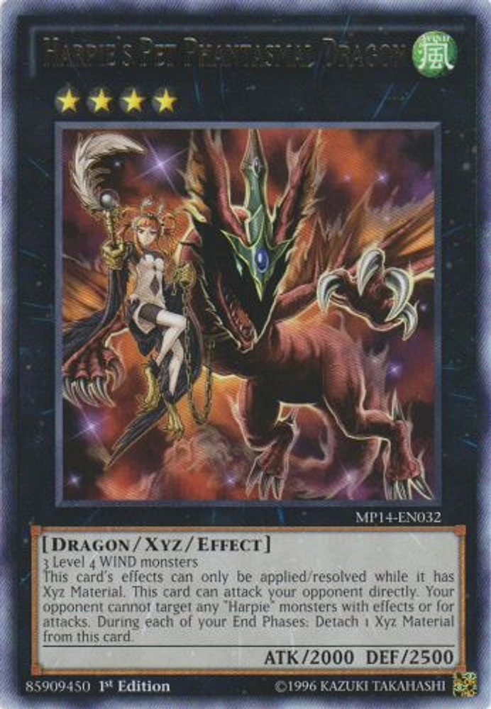 Harpie's Pet Phantasmal Dragon - MP14-EN032 - Rare - 1st Edition