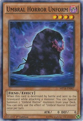 Umbral Horror Unform - MP14-EN067 - Common - 1st Edition