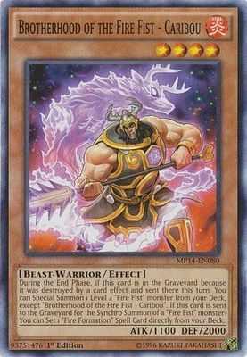 Brotherhood of the Fire Fist - Caribou - MP14-EN080 - Common - 1st Edition