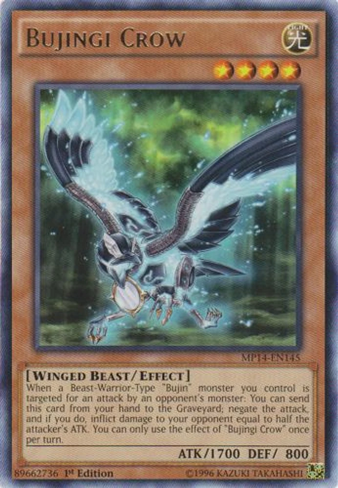 Bujingi Crow - MP14-EN145 - Rare - 1st Edition