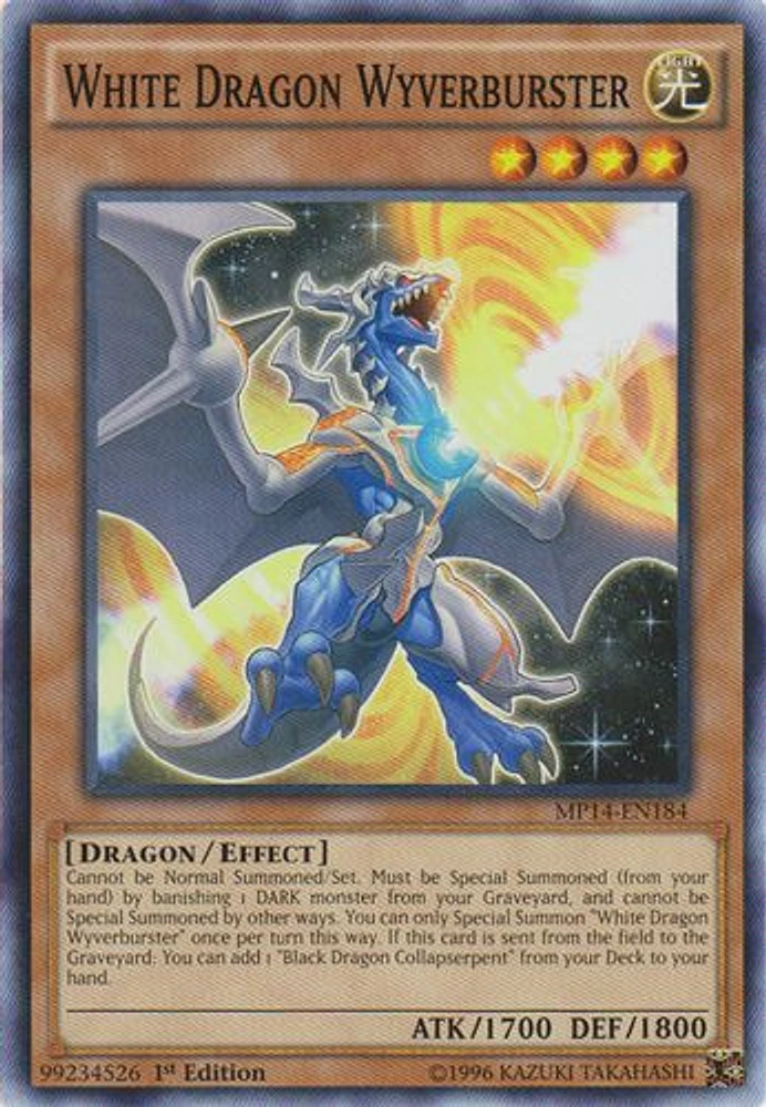 White Dragon Wyverburster - MP14-EN184 - Common - 1st Edition