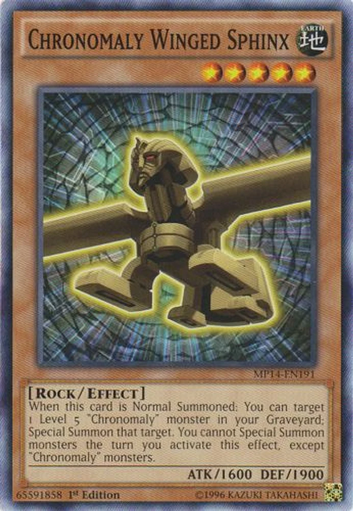 Chronomaly Winged Sphinx - MP14-EN191 - Common - 1st Edition