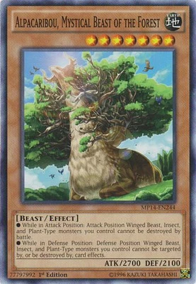 Alpacaribou, Mystical Beast of the Forest - MP14-EN244 - Common - 1st Edition