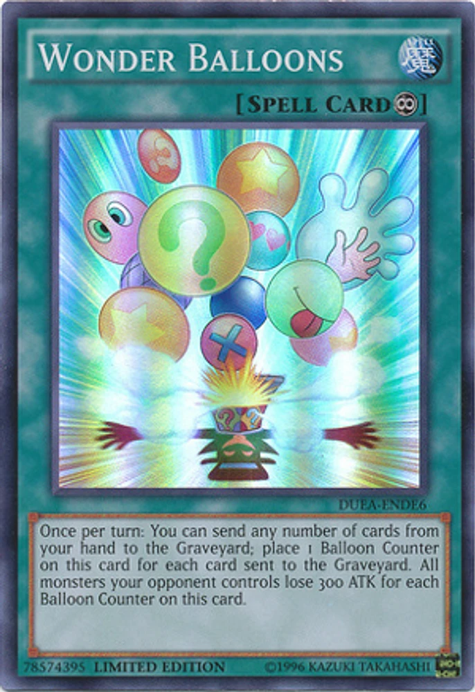 Wonder Balloons - DUEA-ENDE6 - Super Rare - Limited Rare