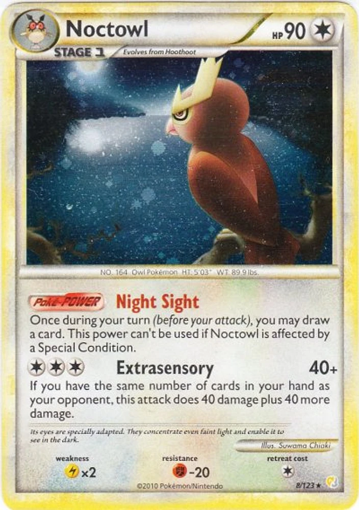 Noctowl - 8/123 - Holo Rare