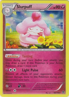 Slurpuff - 69/119 - Rare Holo