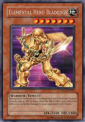 Elemental Hero Bladedge - DP03-EN002 Rare 1st Edition