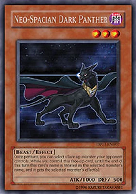 Neo-Spacian Dark Panther - DP03-EN007 - Rare - 1st Edition