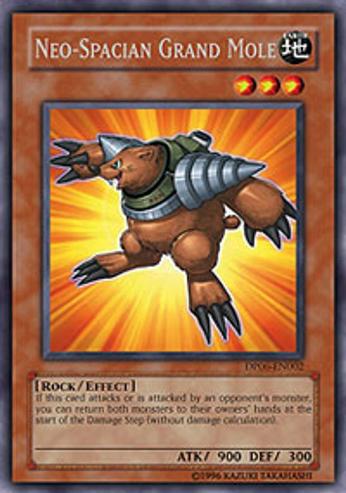 Neo-Spacian Grand Mole - DP06-EN002 Rare 1st Edition