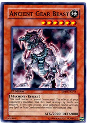 Ancient Gear Beast - SD10-EN013 - Common