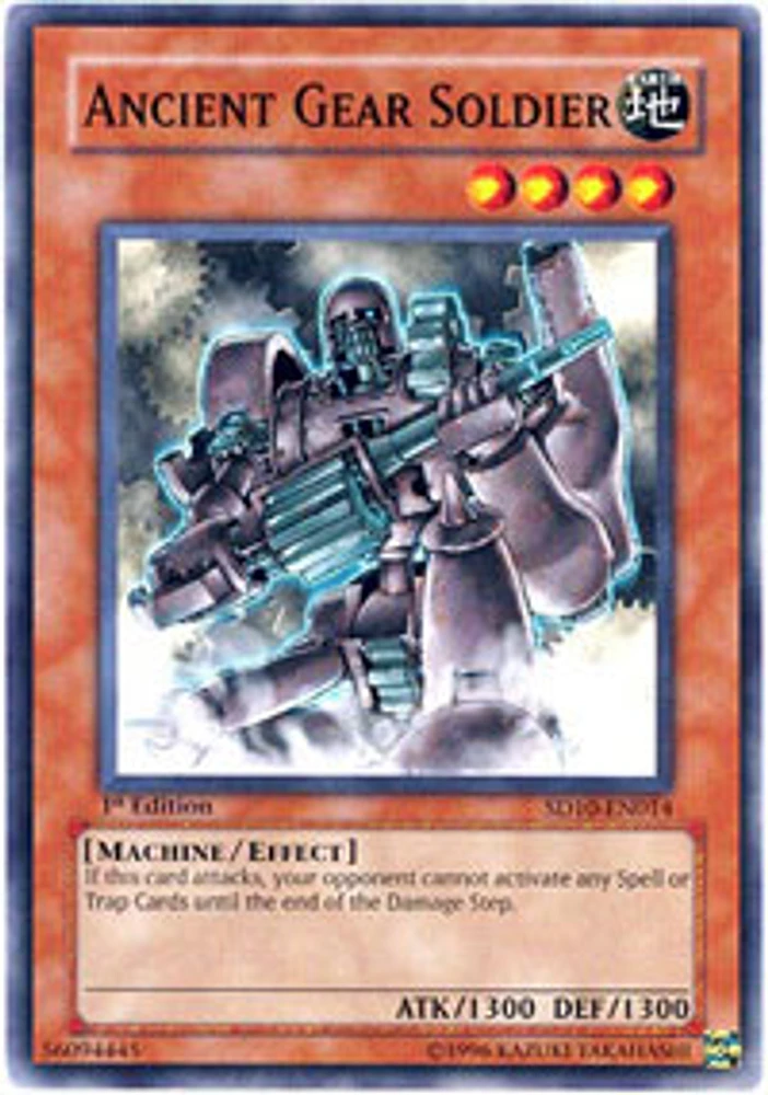 Ancient Gear Soldier - SD10-EN014 - Common - 1st Edition