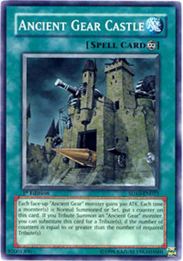 Ancient Gear Castle - SD10-EN023 - Common - 1st Edition