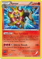 Pyroar - 12/119 - Non-Holo Burning Winds Theme Deck Exclusive