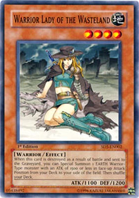 Warrior Lady of the Wasteland - SD5-EN002 - Common - 1st Edition