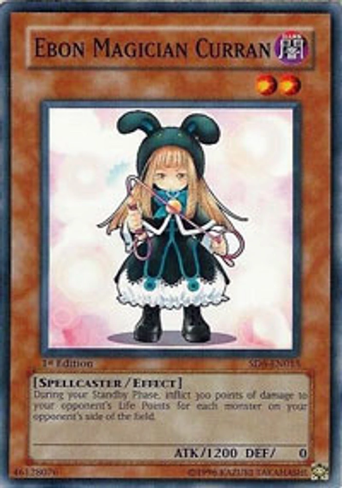 Ebon Magician Curran - SD6-EN015 - Common - 1st Edition