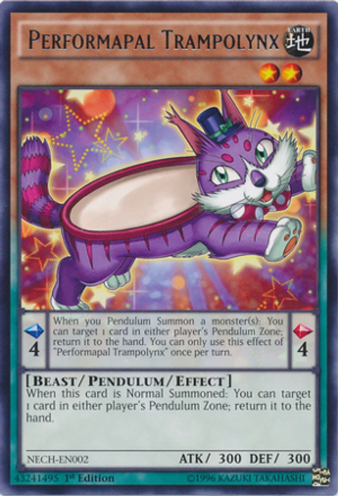 Performapal Trampolynx - NECH-EN002 - Rare