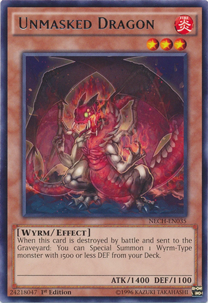 Unmasked Dragon - NECH-EN035 - Rare