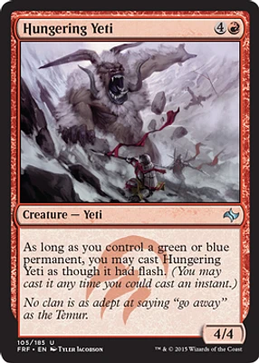 Hungering Yeti - Foil