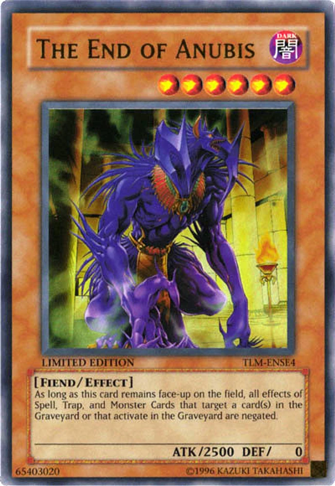 The End of Anubis - TLM-ENSE4 - Ultra Rare - Limited Edition