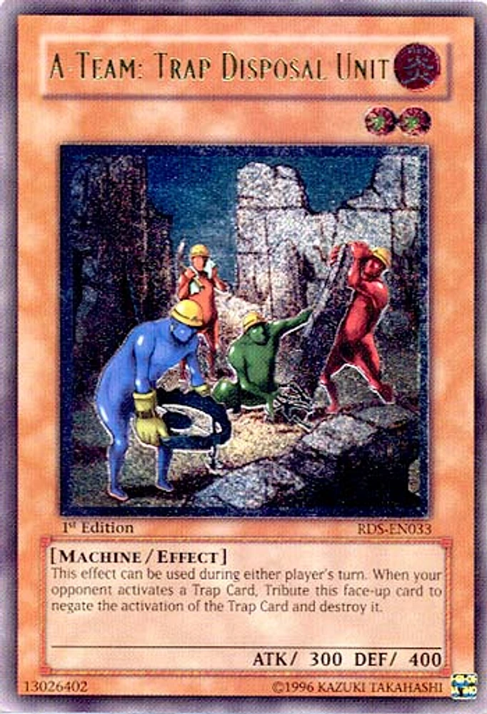 A-Team: Trap Disposal Unit - RDS-EN033 - Ultimate Rare - 1st Edition