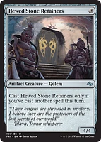 Hewed Stone Retainers - Foil