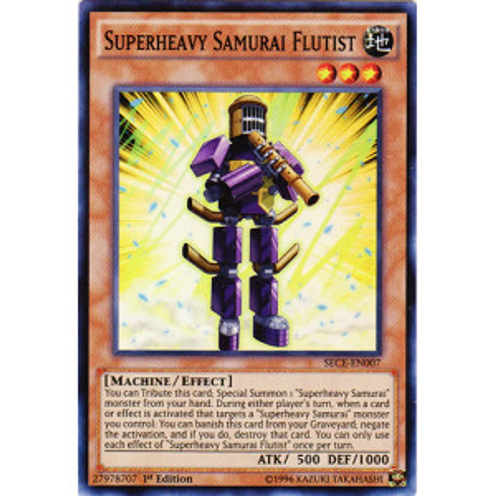 Superheavy Samurai Flutist - SECE-EN007 - Super Rare - 1st Edition